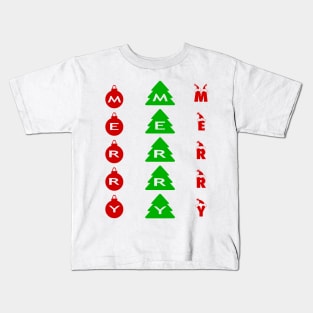 MERRY MERRY MERRY Kids T-Shirt